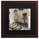 Alan Blaustein ''Banogregio I'' Art, Wood Frame, Black Mat, 16x16
