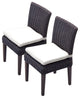 2 Venice Armless Dining Chairs