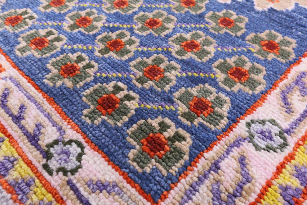 9' Square Turkish Oushak Handmade Wool Rug - Q15839