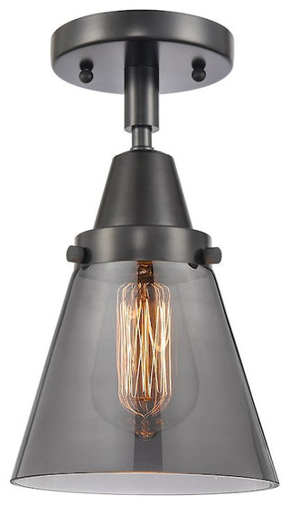 INNOVATIONS LIGHTING 447-1C-BK-G63 Small Cone Flush Mount
