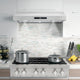 Cosmo 30" 380 CFM Under Cabinet Range Hood With Touch Screen and Carbon Filters