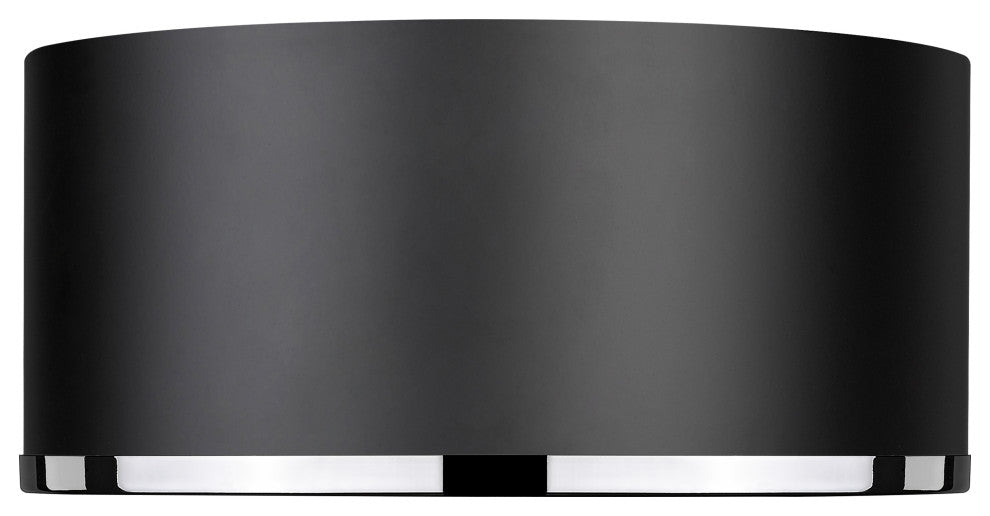 Zlite 2303F2-MB-CH 2-Light Flush Mount, Matte Black