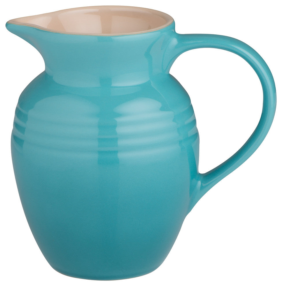 Le Creuset Stoneware Breakfast Jug, 600 ml, Teal