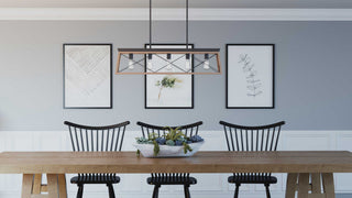 Briarwood Collection Five-Light Linear Chandelier