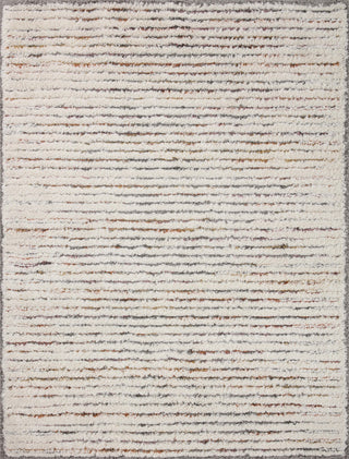 Loloi Levitt Shag Ivory / Multi 4'-0" x 6'-0" Accent Rug