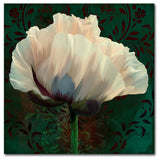 Tina Lavoie 'Poppy In Verdigris And Rust II' Canvas Art, 14" x 14"