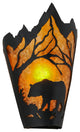 8 Wide Bear at Dawn Wall Sconce