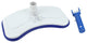 Large Weighted Blue and White Abs Swimming Pool Vacuum Head, 11"