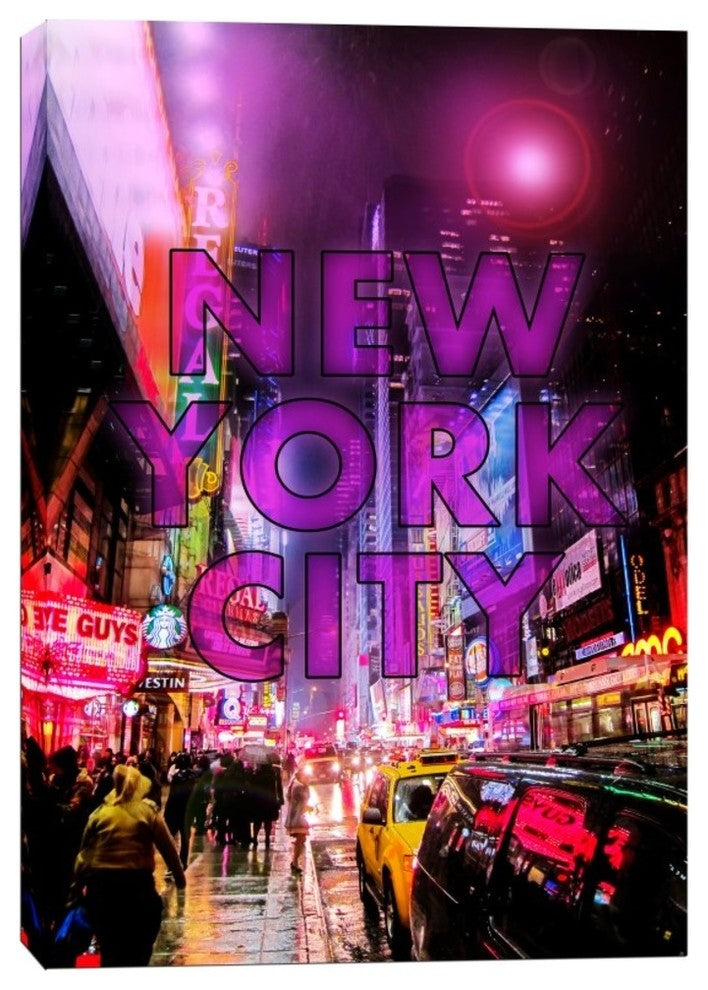 Cortesi Home "New York City Color" by Nicklas Gustafsson, Giclee Canvas, 18"x26"