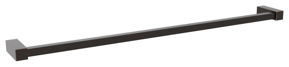 Amerock Monument Contemporary Towel Bar, Oil Rubbed Bronze, 24" Center-to-Center