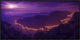"Lights Of The Night" Framed Canvas Giclee by Raphael Sombrio, 37x19"