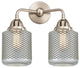 288-2W-SN-G262 Stanton 2 Light 14" Bath Vanity Light, Brushed Satin Nickel