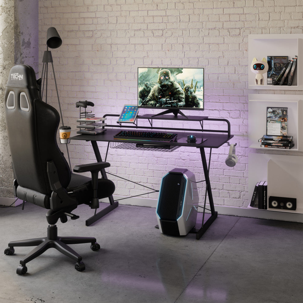 Techni Sport Carbon Gaming Desk