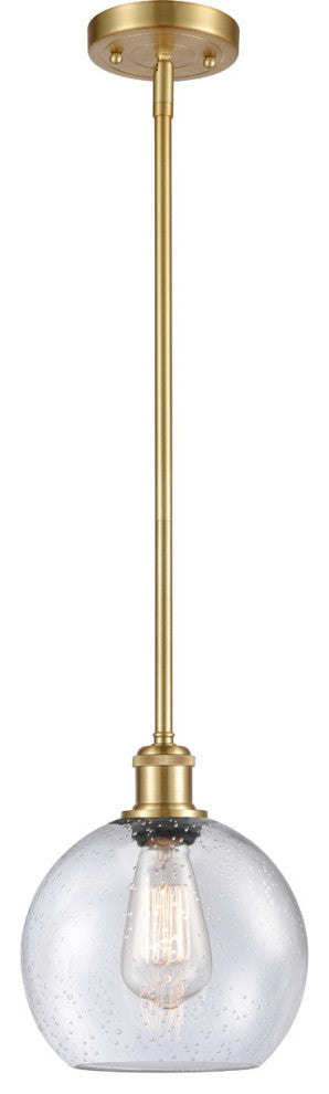 Innovations Lighting 516-1S-SG-G124-8 Athens 1 Light 8" Mini Pendant