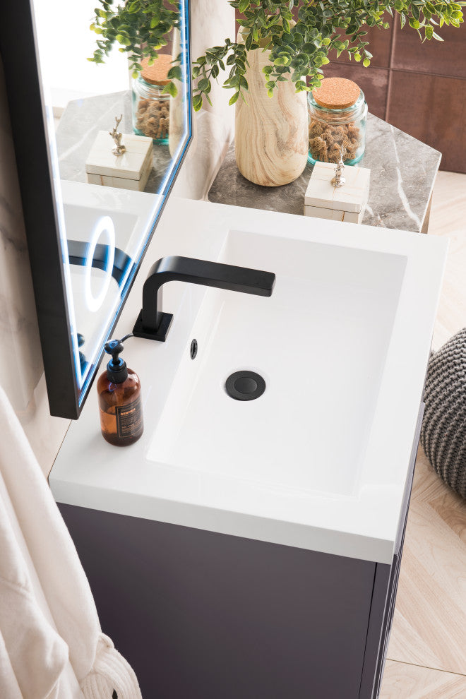 Alicante 24" MC Acacia Vanity, Black
