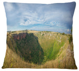 Pulo Di Altamura Panorama Landscape Printed Throw Pillow, 16"x16"