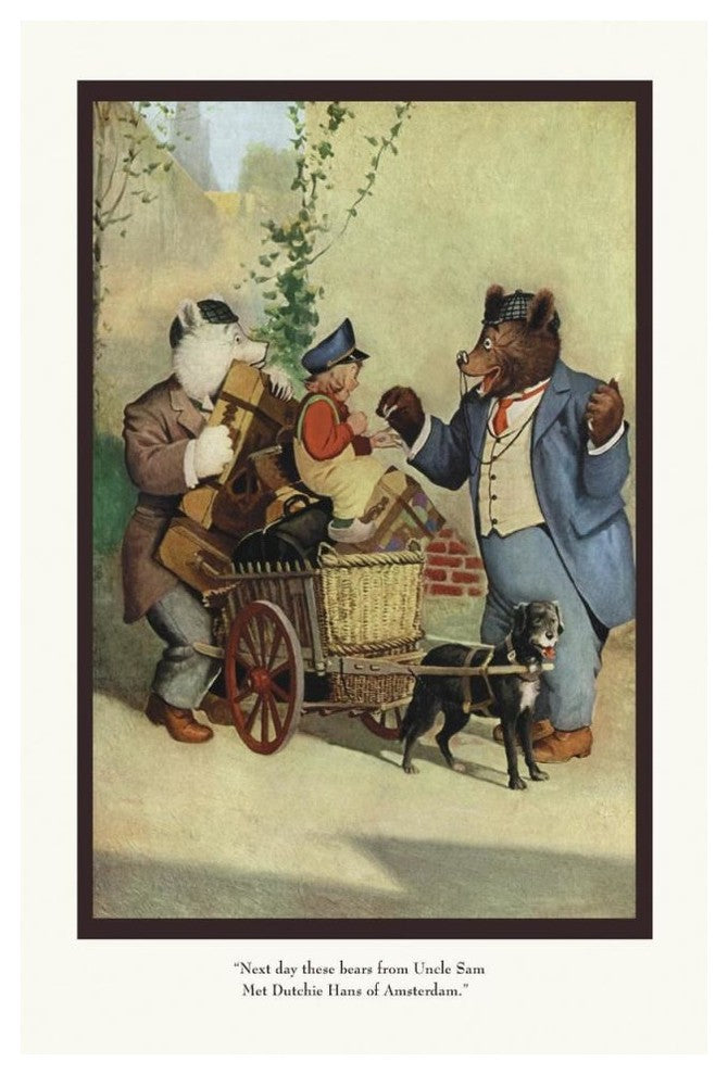"Teddy Roosevelt's Bears: Dutchie Hans" Paper Print by R.K. Culver, 34"x50"