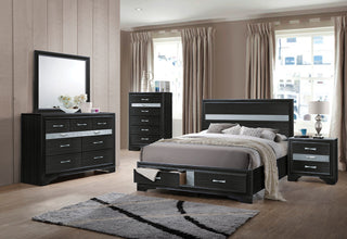 Naima EK Bed W/Storage, Eastern King