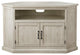 Rustic Corner TV Stand, 50", White