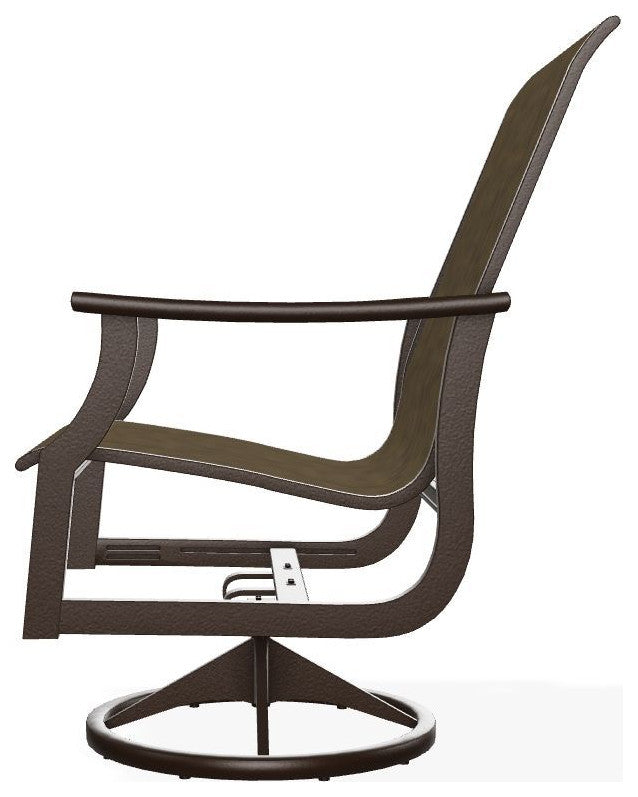 St. Catherine Sling Outdoor Swivel Rocker, Beacon/Kona