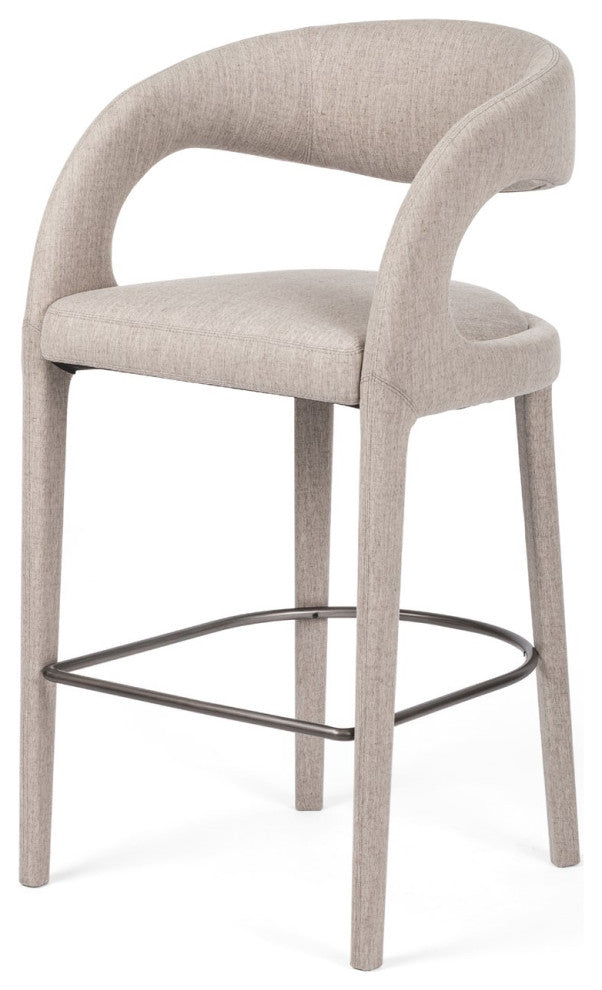 Hawkins Stool, Savile Flannel, Bar