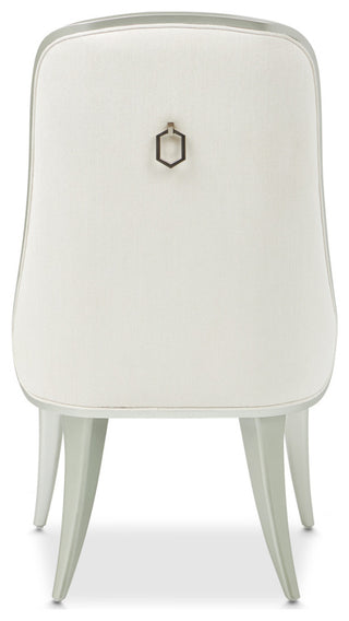 Penthouse Dining Side Chair, Frosted Linen/Silver Mist