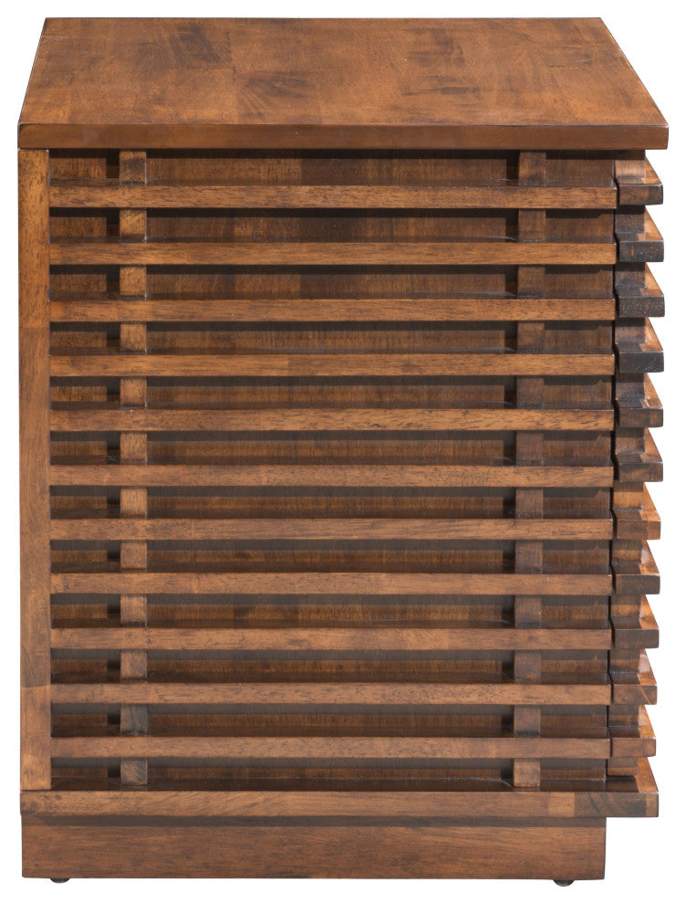 Linea End Table Walnut