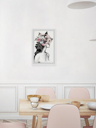 "Flower and Dreams" Framed Painting Print