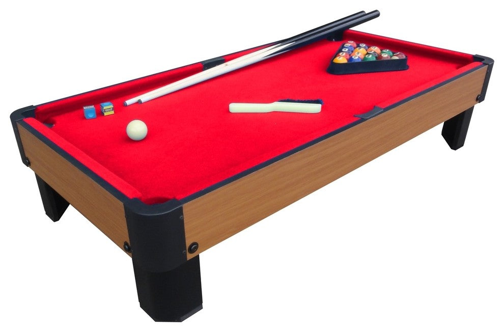 Playcraft Sport Bank Shot 40" Pool Table, Red