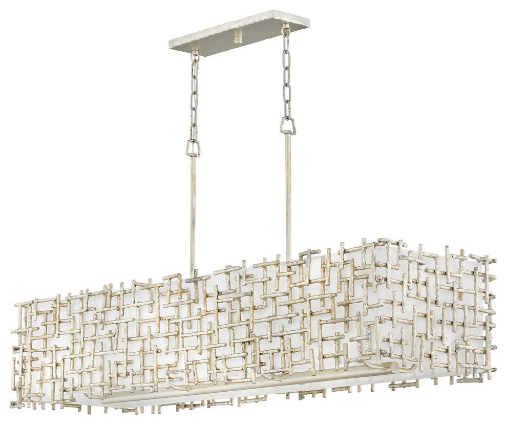 Fredrick Ramond Farrah Eight Light Linear Chandelier FR33105SLF