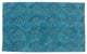 Bath Rug Cotton, 36"x24", Arctic Blue, GSF 210, Pattern Charlotte