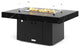 FirePit Table, 48"x34"x21", LP, Laminam Nero Marquina Brushed, Black