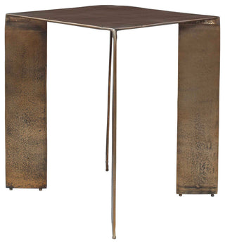 Uttermost Reade Brass Outdoor Accent Table