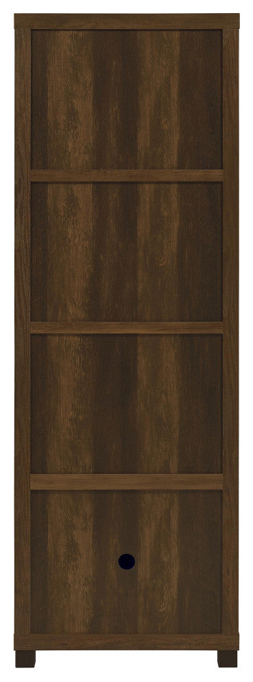 Sachin 3-piece 79" TV Entertainment Center Dark Pine
