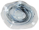 Contemporary Nautilus Glass Bowl - Blue