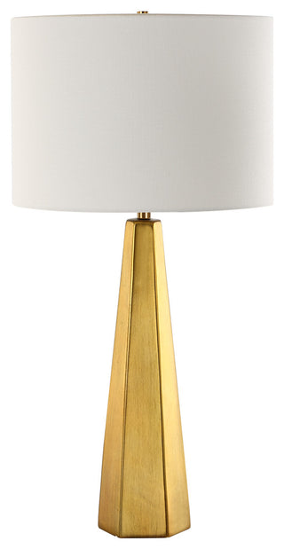 28" Coastal Gold Table Lamp