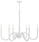 Hinkley Maris Large Chandelier, Textured Plaster