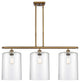 Innovations 516-3I-BB-G112-L 3 Light Island Light, Brushed Brass
