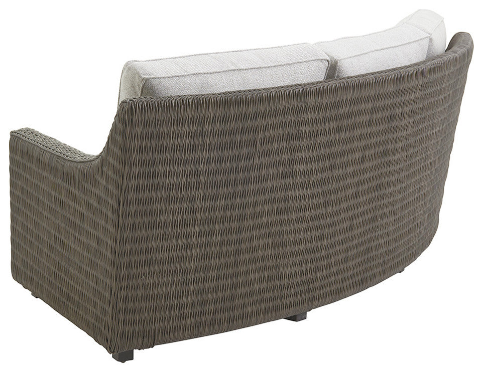 Curved Sectional Armless Sofa