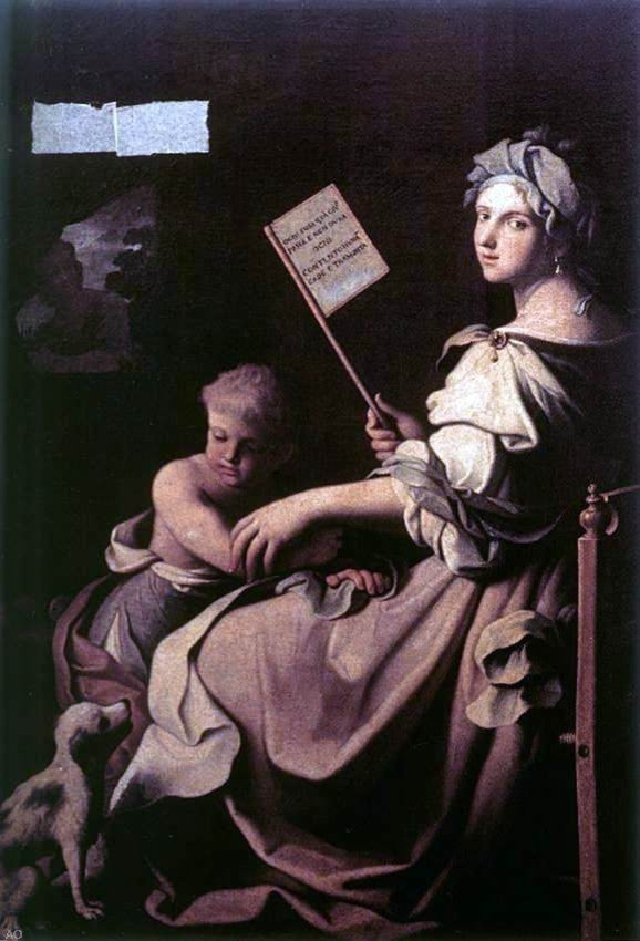 Giovanni Domenico Cerrini Allegory of Human Fragility Gallery Wrapped Canvas