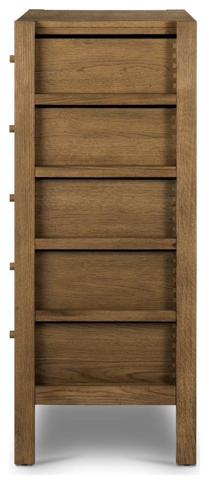 Meadow 5 Drawer Dresser-Tawny Oak