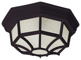 Maxim Lighting Crown Hill 2-Light Outdoor Ceiling Mount Black - 1020BK