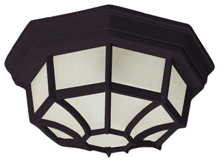 Maxim Lighting Crown Hill 2-Light Outdoor Ceiling Mount Black - 1020BK