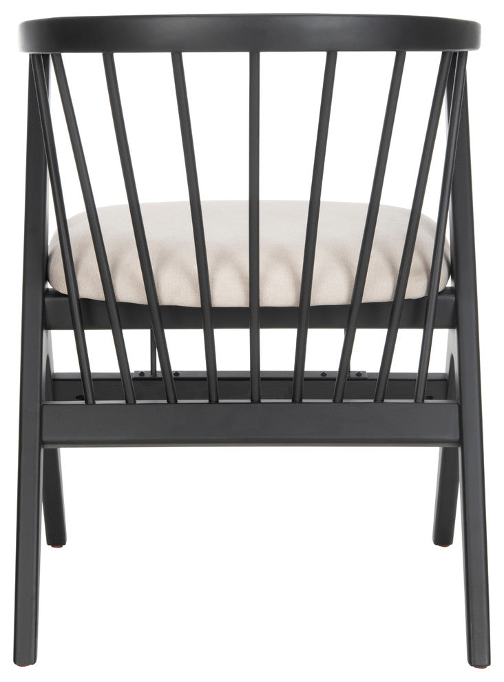 Safavieh Noah Spindle Dining Chair, Set of 2, White Oak/Gray