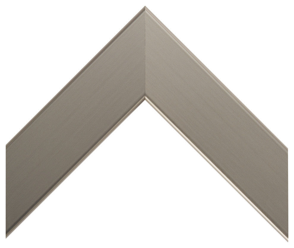 Meade Framed Wall Mirror, Silver, 36"x54"