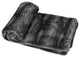 Printing Faux Fur Throw Blanket, Arusha Grey, 50" x 60"