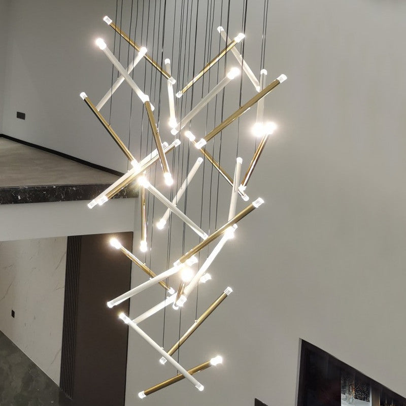 MIRODEMIÂ® Villars-sur-Var Gold/Chrome/Black Kitchen Lighting, 6 Lights