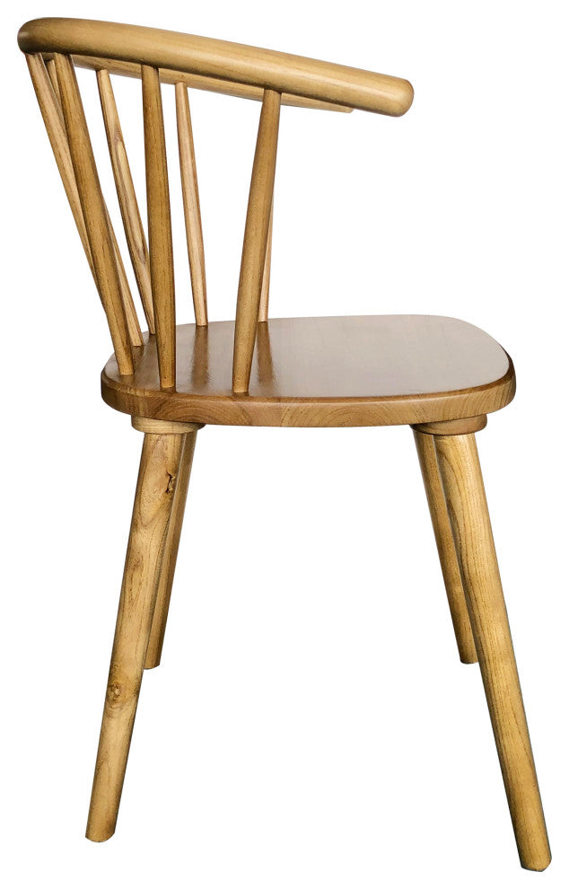 Scandinavian Norman Dining Chair - M2 - Natural
