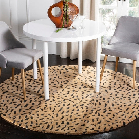 Safavieh Soho soh721a Rug, Beige/Brown, 6'x6' Round