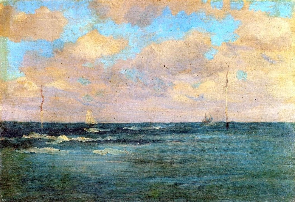 James McNeill Whistler Bathing Posts Wall Decal